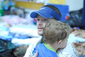 Daniel LeMaster and his son, West Liberty, Kentucky