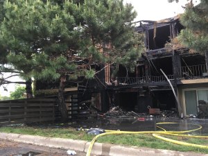 The most burned units at Beach South Apartments in Robbinsdale, Minnesota, June 3, 2016